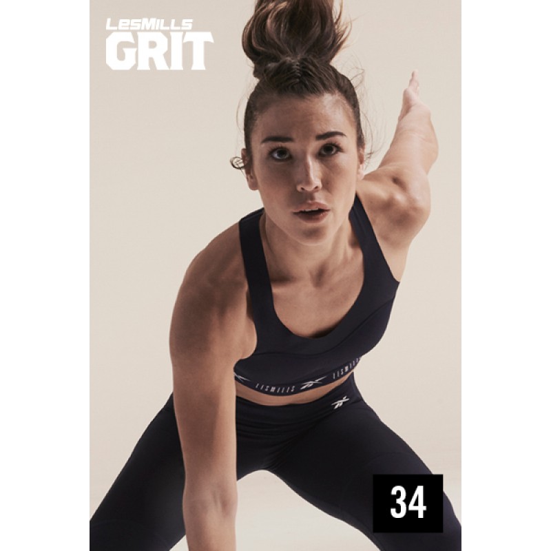 [Hot Sale]Les Mills Q4 2020 GRIT ATHLETIC 34 releases New Release AT34 DVD, CD & Notes